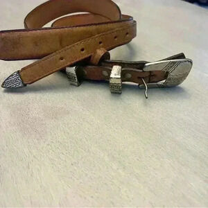 3D Western Leather Belt